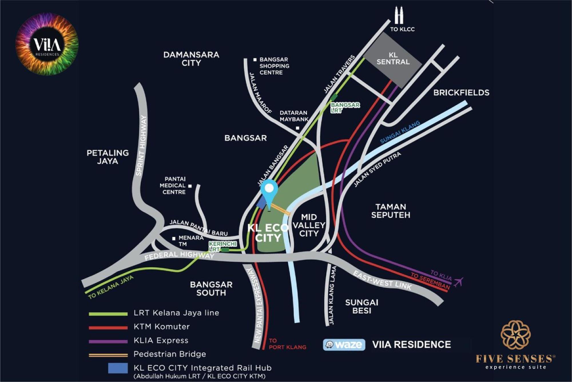 Viia Residence, Mid Valley Kl كوالالمبور المظهر الخارجي الصورة